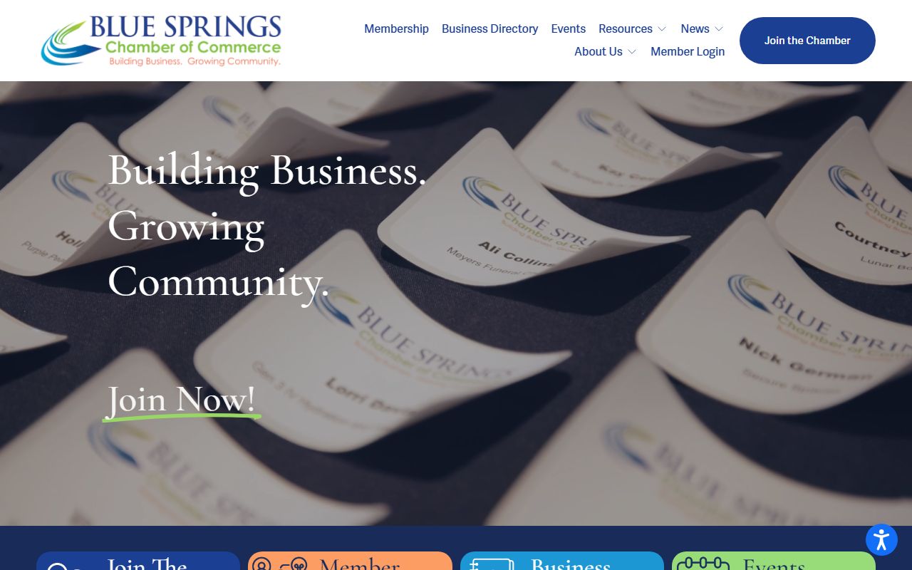 Blue Springs Chamber of Commerce community resources