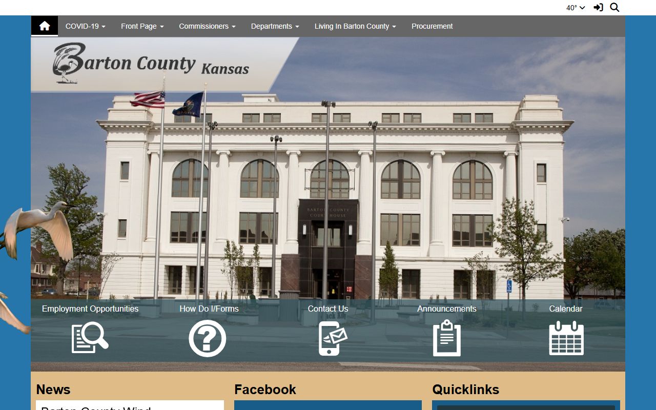 Barton County Missouri court records and county website