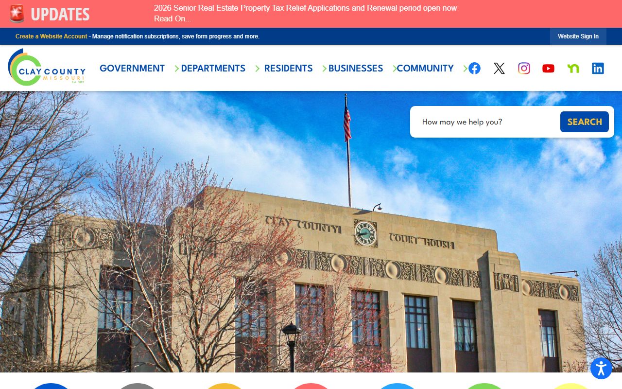 Clay County Missouri court records government website