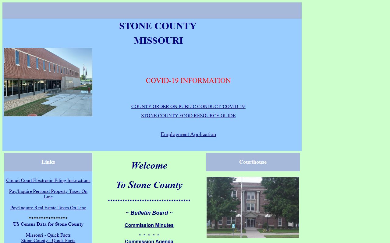 Stone County Missouri court records and case information