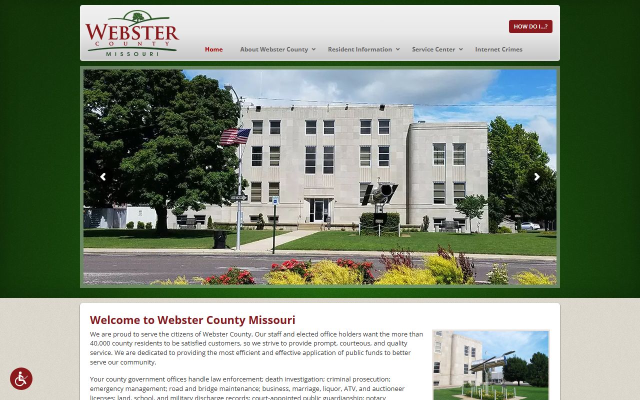 Webster County Missouri court records and case information